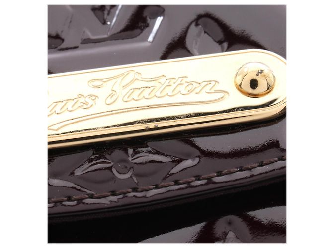 Borsa a Spalla Louis Vuitton Sunset Boulevard Monogram Vernis Amarante Bordò Porpora - vista 7