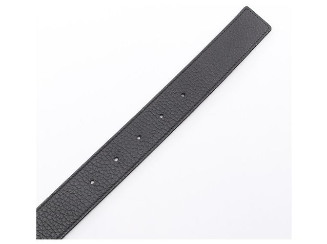 Louis Vuitton Ceinture LV Initials Madeleine Reversible Leather Belt Braun Schwarz - Ansicht 3