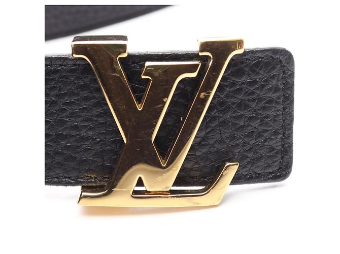 Louis Vuitton Ceinture LV Initials Madeleine Reversible Leather Belt Braun Schwarz - Ansicht 9