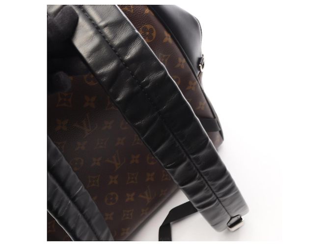 Zaino Louis Vuitton Josh NV Marrone Nero Monogramma - vista 8