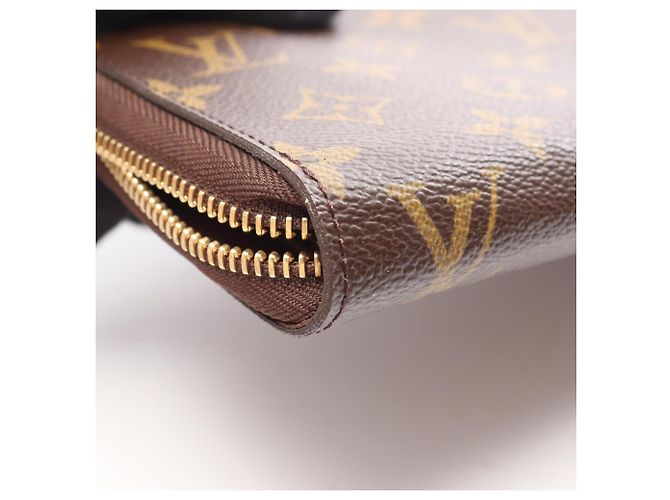 Cartera larga redondeada Louis Vuitton Zippy Organizer Monogram Castaño Monograma - vista 10