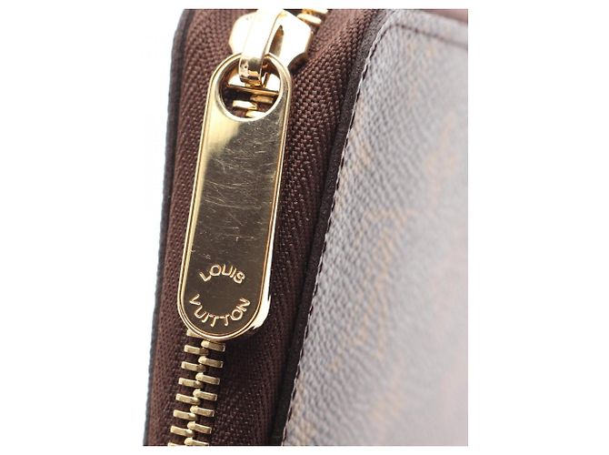Cartera larga redondeada Louis Vuitton Zippy Organizer Monogram Castaño Monograma - vista 11