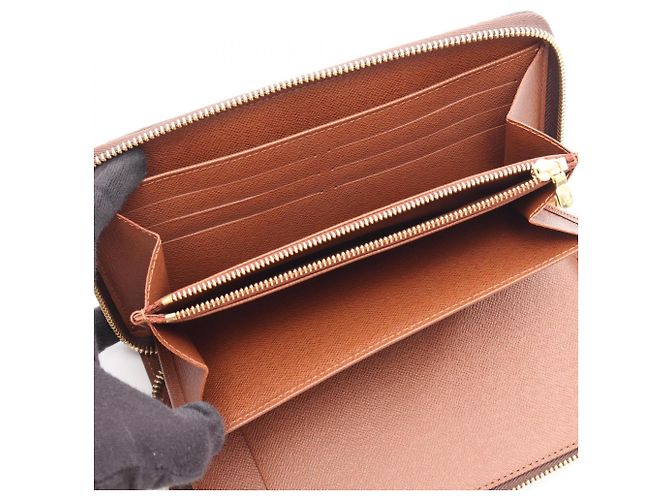 Cartera larga redondeada Louis Vuitton Zippy Organizer Monogram Castaño Monograma - vista 4
