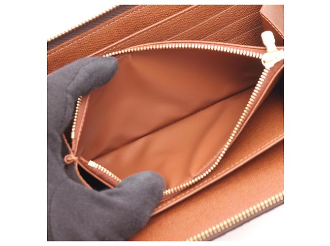 Cartera larga redondeada Louis Vuitton Zippy Organizer Monogram Castaño Monograma - vista 5