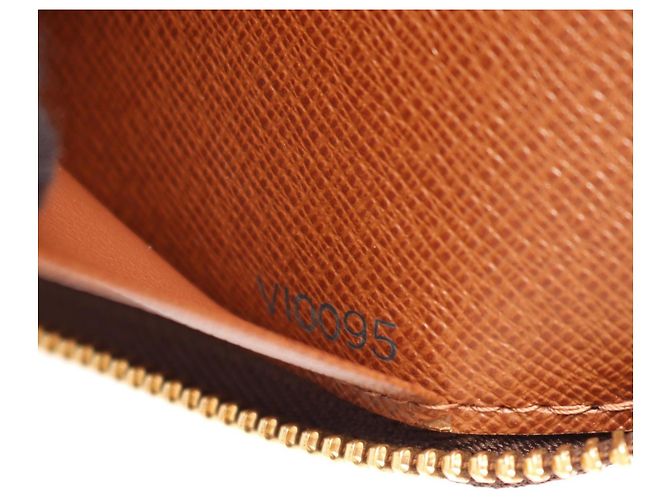 Cartera larga redondeada Louis Vuitton Zippy Organizer Monogram Castaño Monograma - vista 7