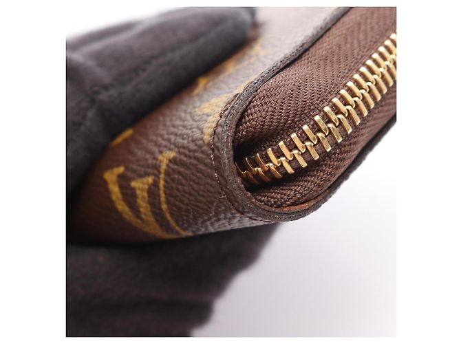 Cartera larga redondeada Louis Vuitton Zippy Organizer Monogram Castaño Monograma - vista 9