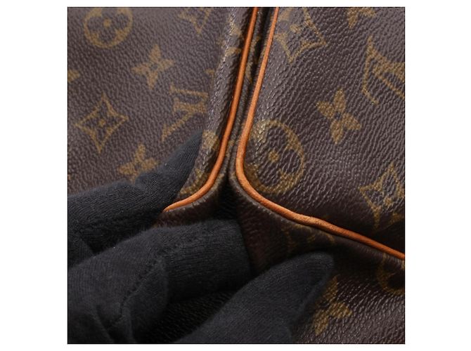 Bolso de mano Louis Vuitton Speedy 40 Monogram Castaño Monograma - vista 10