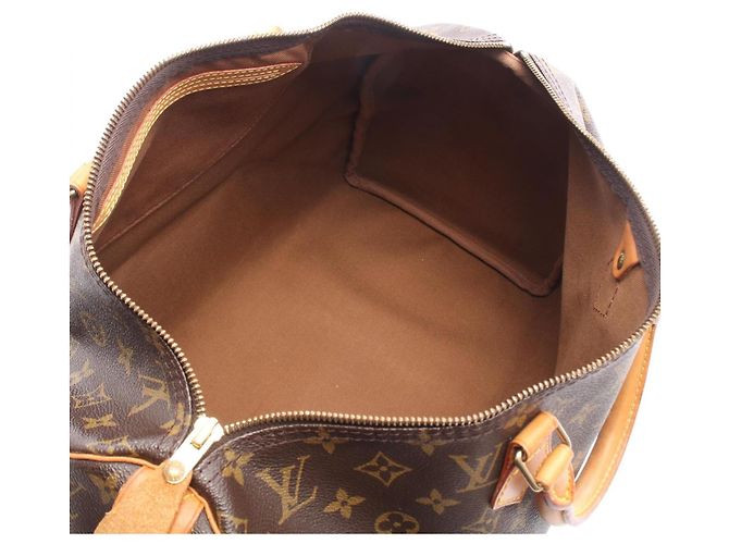 Bolso de mano Louis Vuitton Speedy 40 Monogram Castaño Monograma - vista 3
