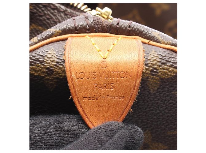 Bolso de mano Louis Vuitton Speedy 40 Monogram Castaño Monograma - vista 4