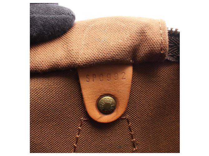 Bolso de mano Louis Vuitton Speedy 40 Monogram Castaño Monograma - vista 5