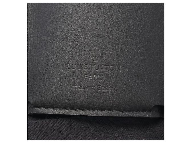 Louis Vuitton Discovery Compact Wallet in Black Monogram Shadow - view 5
