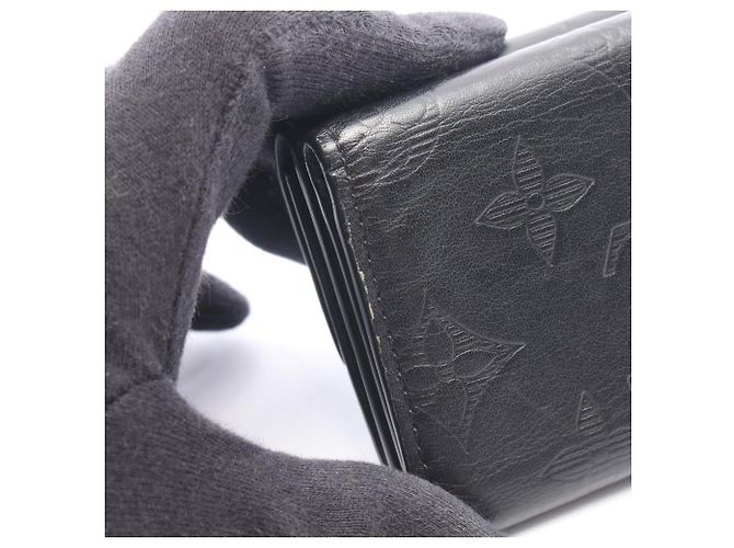 Louis Vuitton Discovery Compact Wallet in Black Monogram Shadow - view 9