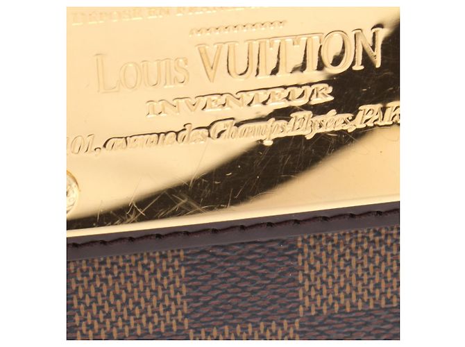 Borsa a tracolla Louis Vuitton Thames GM Marrone Damier ebene - vista 10