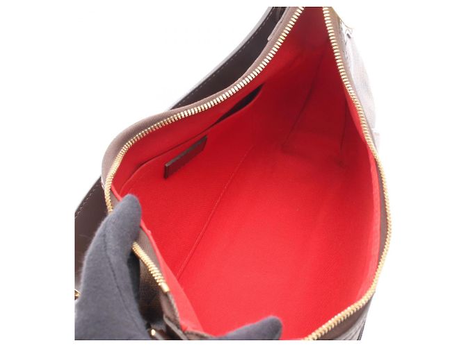 Borsa a tracolla Louis Vuitton Thames GM Marrone Damier ebene - vista 3
