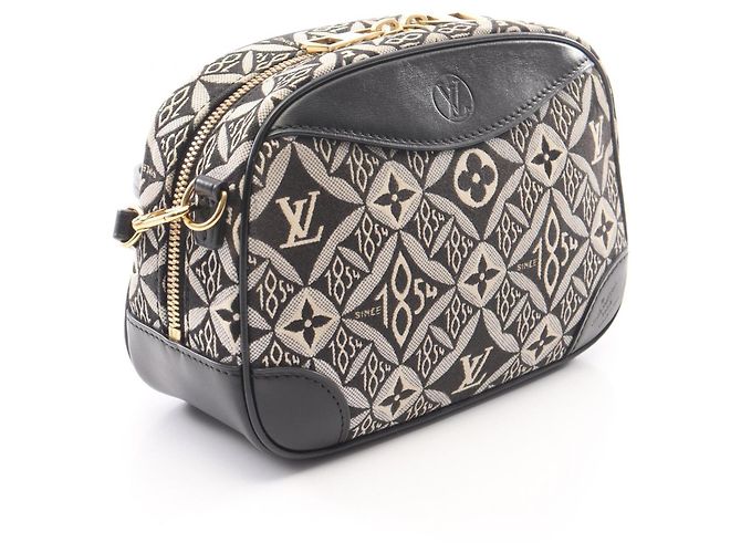 Borsa a Spalla Deauville Mini SINCE1854 Louis Vuitton Nero Bianco - vista 2