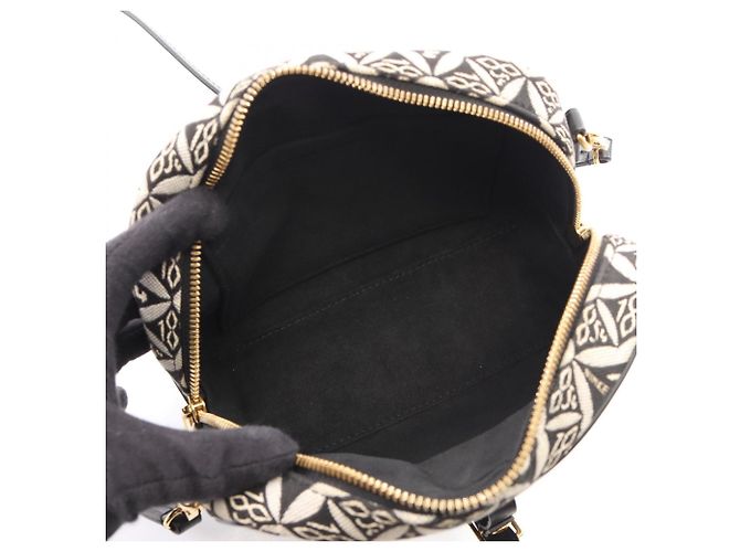 Borsa a Spalla Deauville Mini SINCE1854 Louis Vuitton Nero Bianco - vista 3