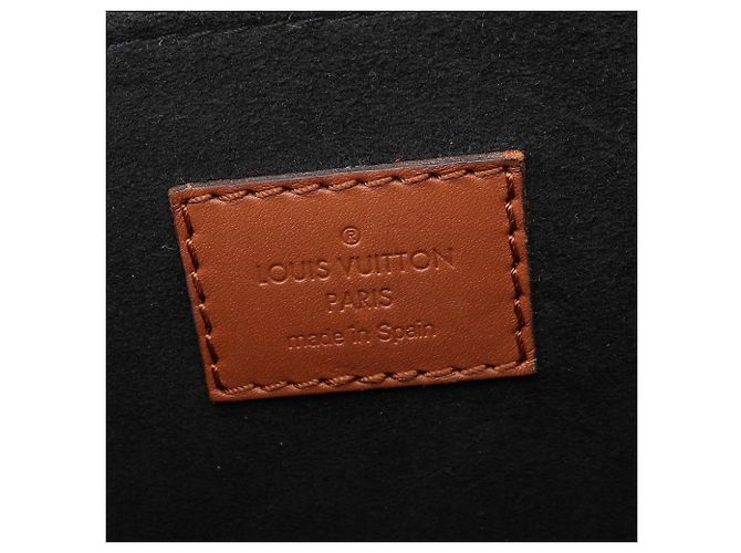 Borsa a Spalla 2 in 1 Louis Vuitton Dauphine MM Marrone Blu Beige - vista 4