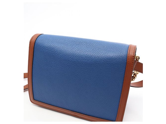 Borsa a Spalla 2 in 1 Louis Vuitton Dauphine MM Marrone Blu Beige - vista 7
