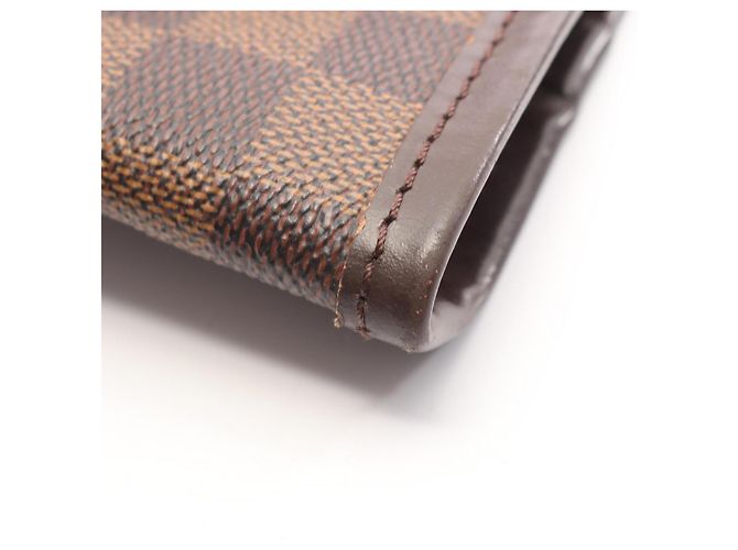 Borsa Tote Louis Vuitton Neverfull MM Marrone Damier ebene - vista 9