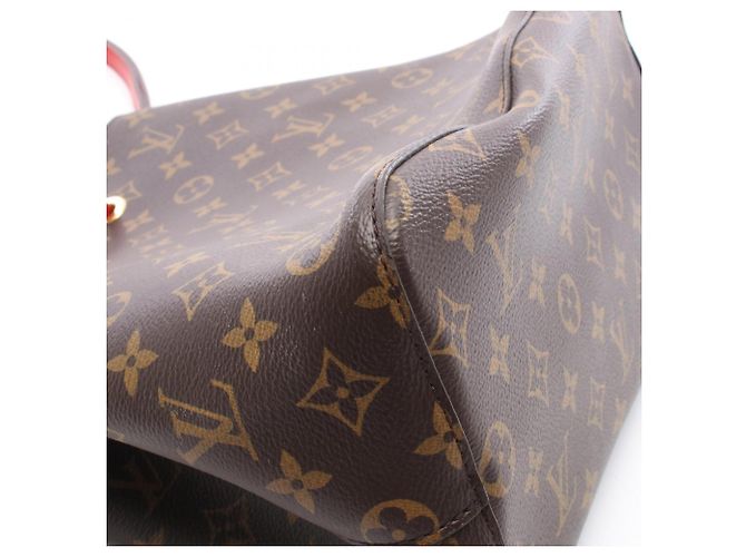 Néonoé Borsa a tracolla Louis Vuitton NeoNoe Monogram Coquelicot Marrone Rosso Monogramma - vista 8