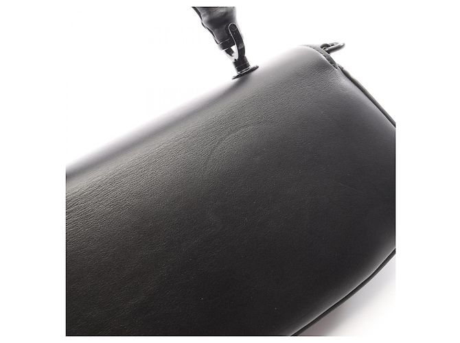 Borsa 2-Way Gucci Bamboo Diva Nero - vista 6