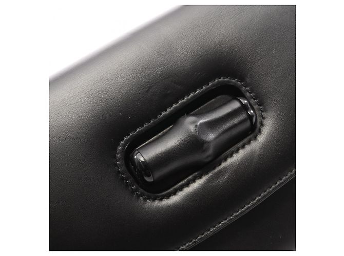 Borsa 2-Way Gucci Bamboo Diva Nero - vista 9