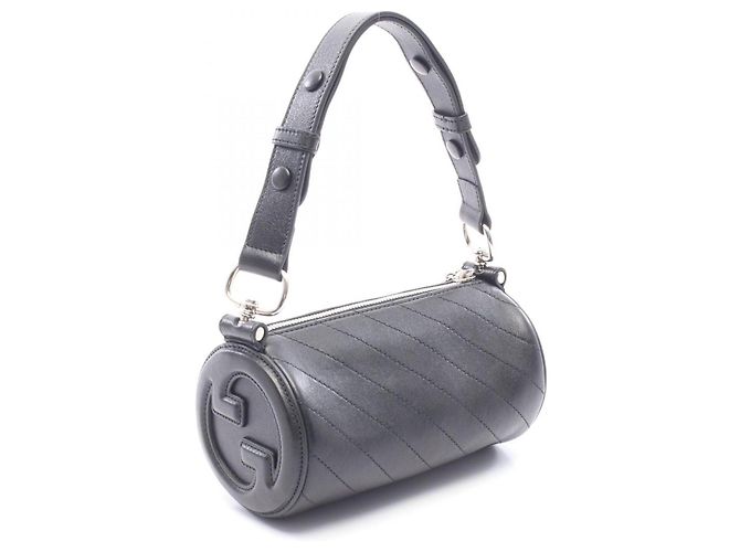 Borsa a tracolla Gucci Blondie Nero - vista 2