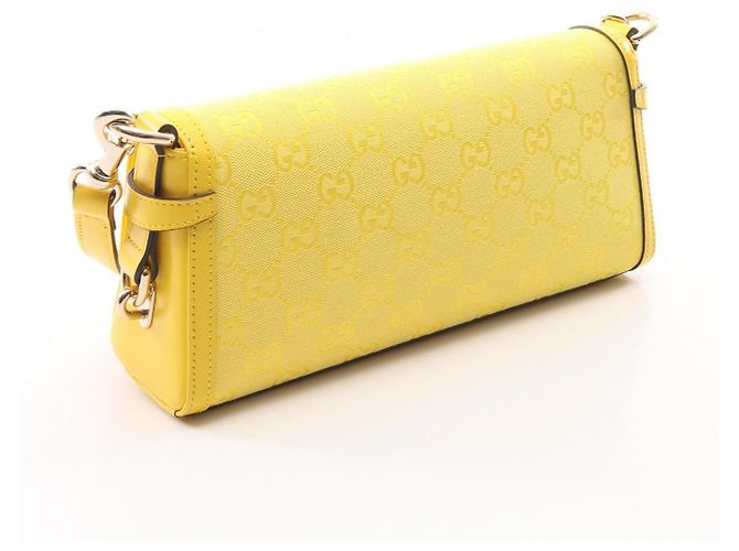 Borsa a tracolla Gucci Luce Small Giallo - vista 2
