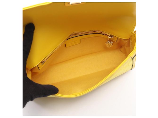 Borsa a tracolla Gucci Luce Small Giallo - vista 3