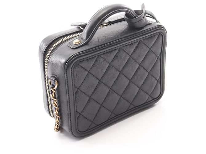 Borsa Vanity Small Chanel CC Figley Nero - vista 2