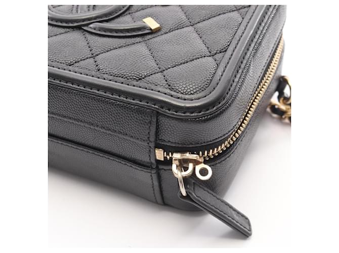 Borsa Vanity Small Chanel CC Figley Nero - vista 6