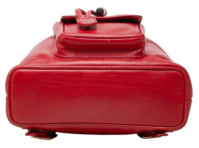 Zaino Gucci Bamboo Rosso - vista 3