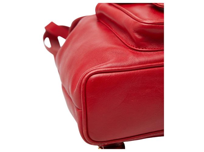 Zaino Gucci Bamboo Rosso - vista 5