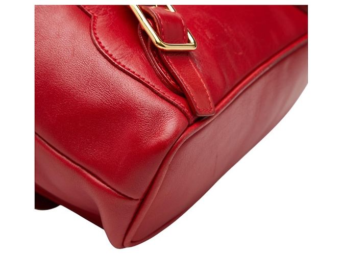 Zaino Gucci Bamboo Rosso - vista 7
