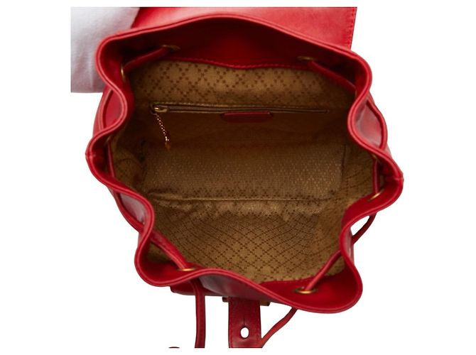 Zaino Gucci Bamboo Rosso - vista 8