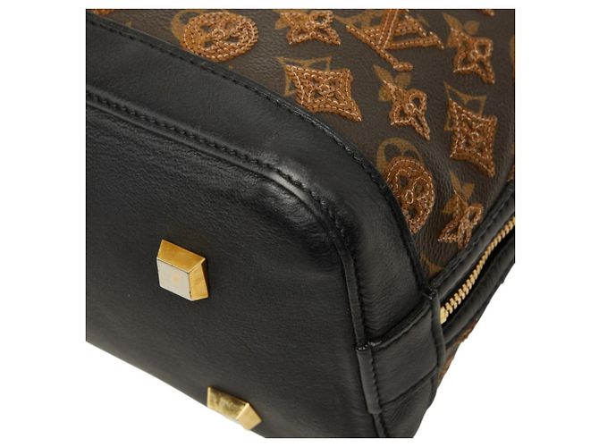 Louis Vuitton Monogram Eclipse Alma Handtasche Braun Monogramm - Ansicht 4