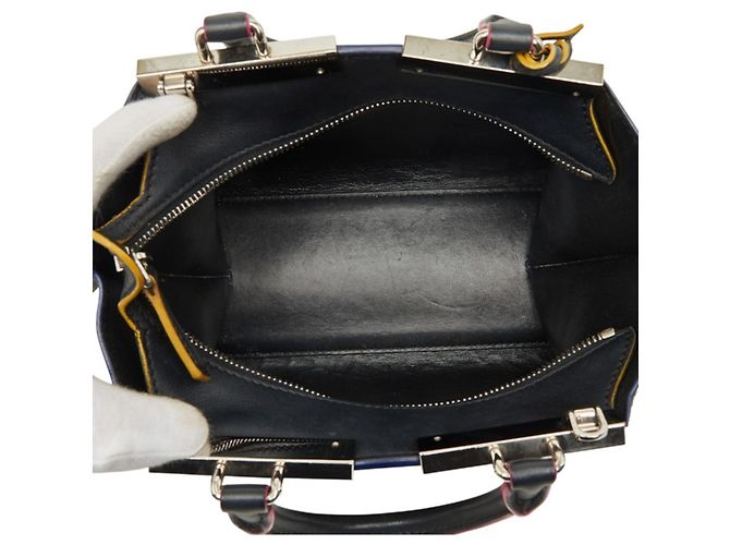 Borsa Fendi Petite Trois Jours Nero - vista 8