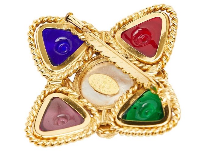 Spilla Vintage Chanel Multicolore - vista 2
