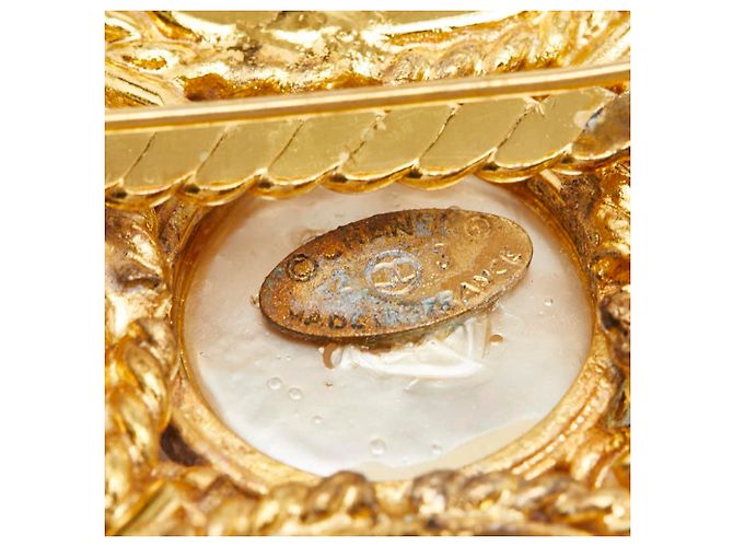 Spilla Vintage Chanel con Strass Multicolore - vista 3