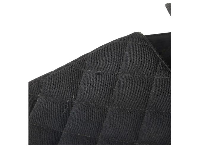 Borsa a tracolla Chanel Matelassé Coco Mark Nero - vista 10