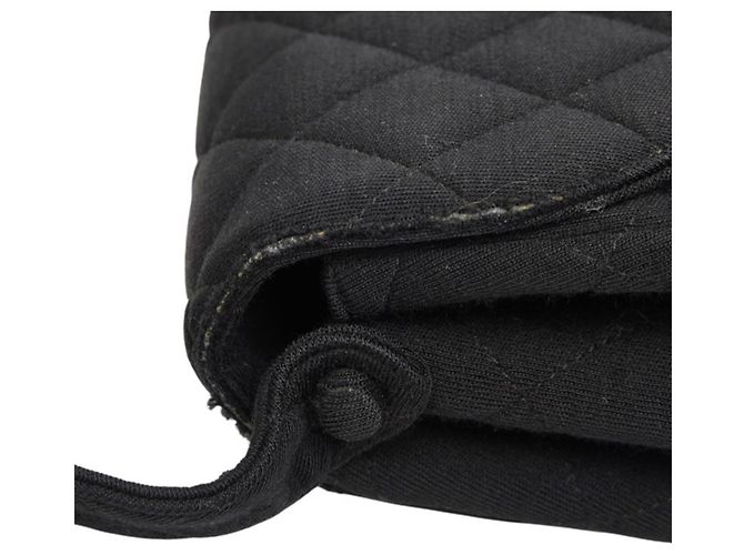 Borsa a tracolla Chanel Matelassé Coco Mark Nero - vista 8