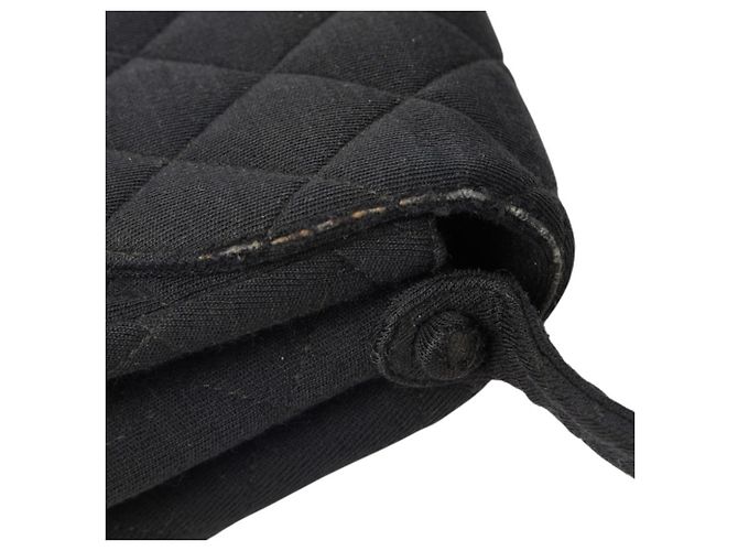 Borsa a tracolla Chanel Matelassé Coco Mark Nero - vista 9