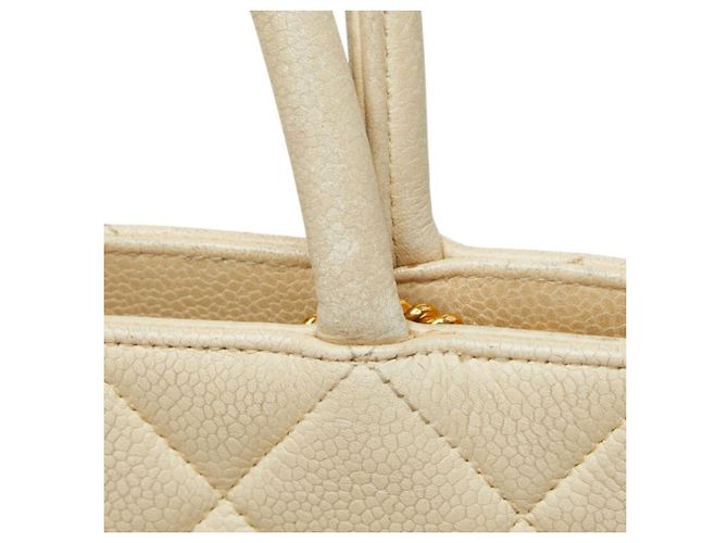 Borsa Tote Chanel Matelassé Coco Mark Reissue Bianco Crudo - vista 10