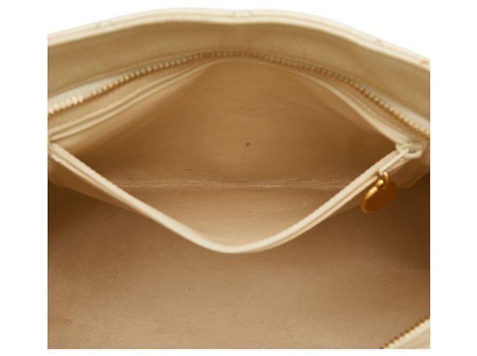 Borsa Tote Chanel Matelassé Coco Mark Reissue Bianco Crudo - vista 13