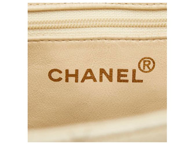 Borsa Tote Chanel Matelassé Coco Mark Reissue Bianco Crudo - vista 14
