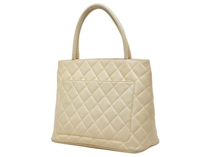 Borsa Tote Chanel Matelassé Coco Mark Reissue Bianco Crudo - vista 2