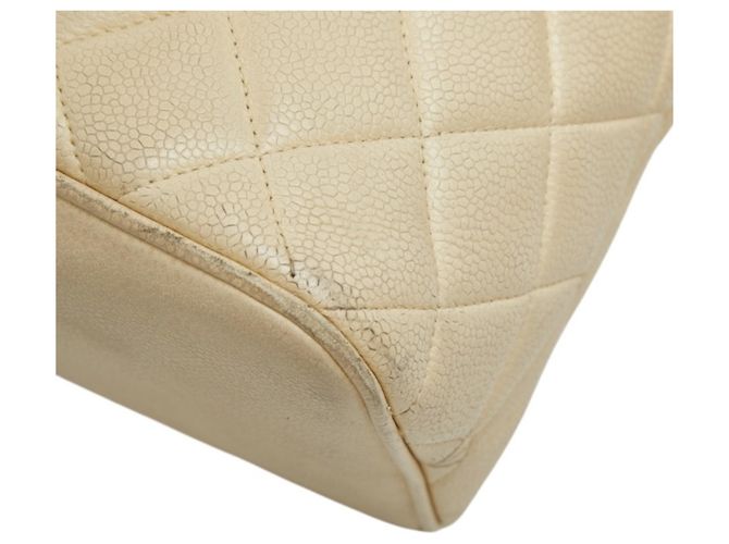Borsa Tote Chanel Matelassé Coco Mark Reissue Bianco Crudo - vista 4