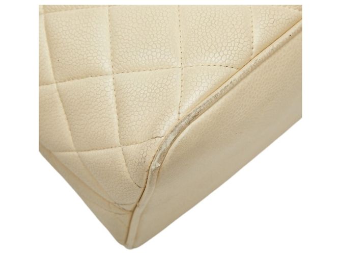 Borsa Tote Chanel Matelassé Coco Mark Reissue Bianco Crudo - vista 5