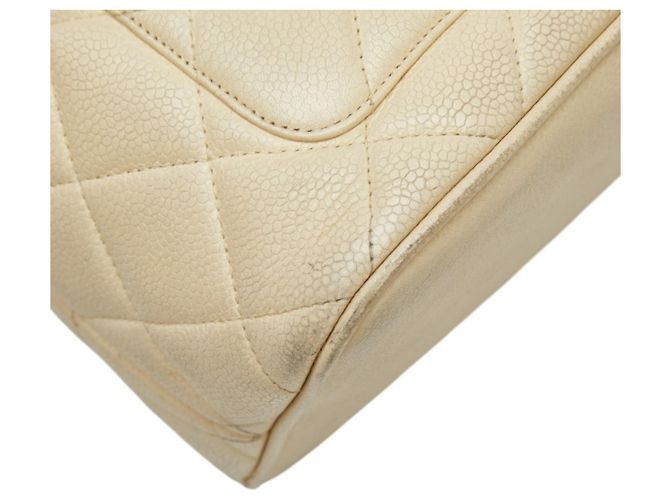 Borsa Tote Chanel Matelassé Coco Mark Reissue Bianco Crudo - vista 7