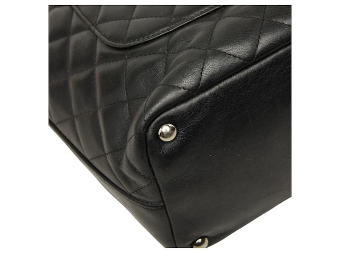 Borsa Tote Chanel Cambon Line Coco Mark Nero Rosa - vista 7